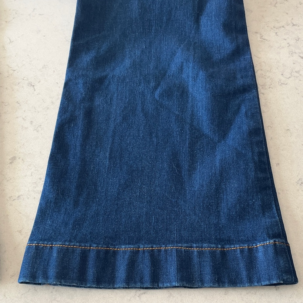 Lauren Conrad Super High Rise Flare Blue Jeans size 10 - Picture 8 of 8